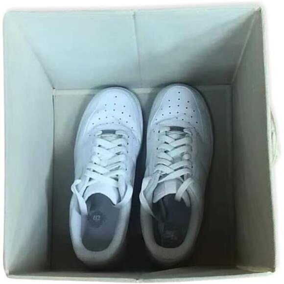 Fabric Cube Storage Bins Set of 6 Collapsible Organizer Boxes with Handles - Picture 5 of 8